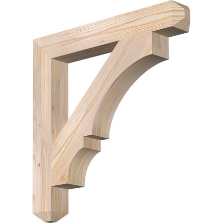 Ekena Millwork Balboa Craftsman Smooth Bracket, Douglas Fir, 3 1/2"W x 26"D x 26"H BKT04X26X26BOA04SDF